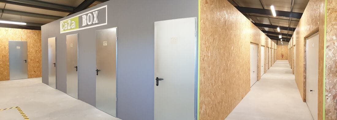 Vue intérieure CAZA'BOX - Locations de Box sécurisés de 4 à 25 m²